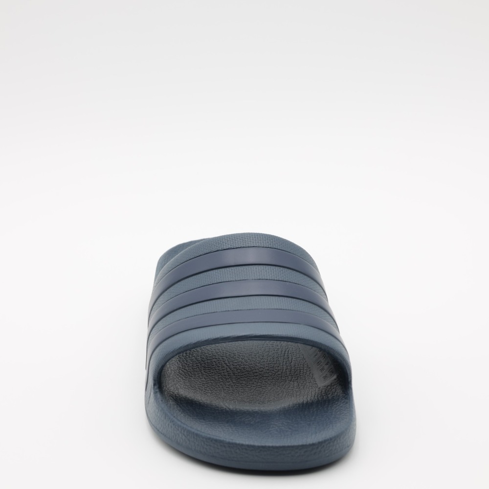Adidas Unisex Adilette Aqua Slides Casual Slip-On Sandals Navy Blue Size M9 W10 - Picture 3 of 10